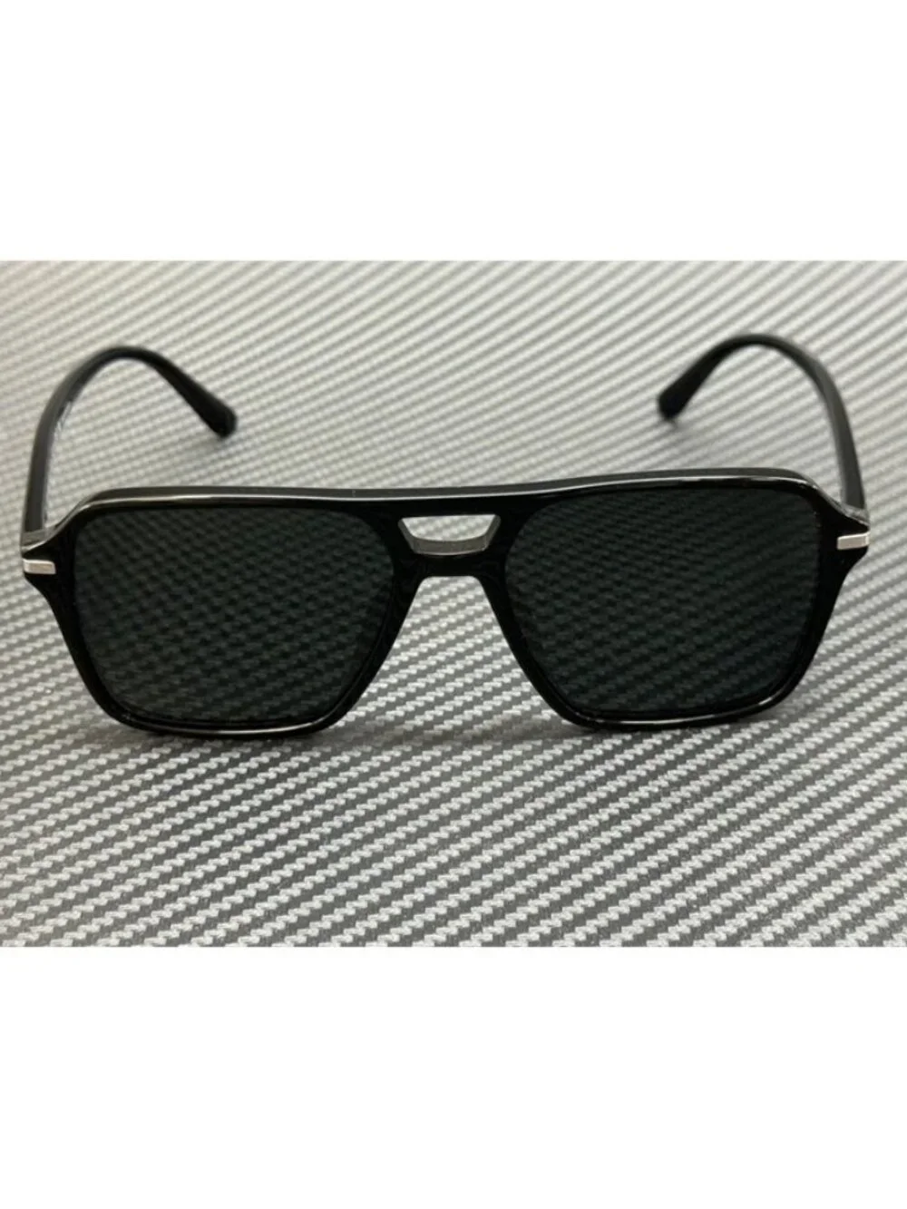 New PRADA Men Black Sunglasses 55-17-150